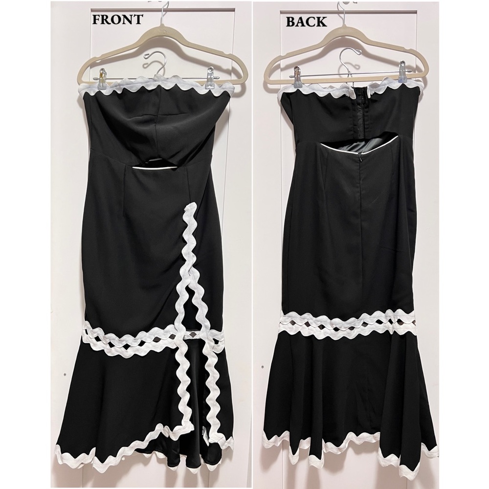 Black & White Cocktail Dress | Medium